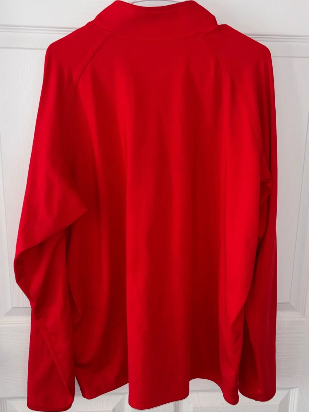Target Employee Quarter Zip LS Shirt Sport-Tek Mens Sz XL Bullseye Corporate Red